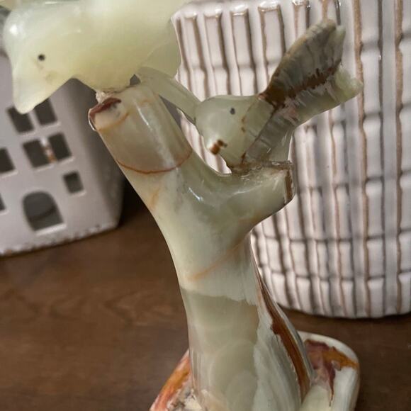 vintage onyx Birds on a tree - Picture 4 of 12